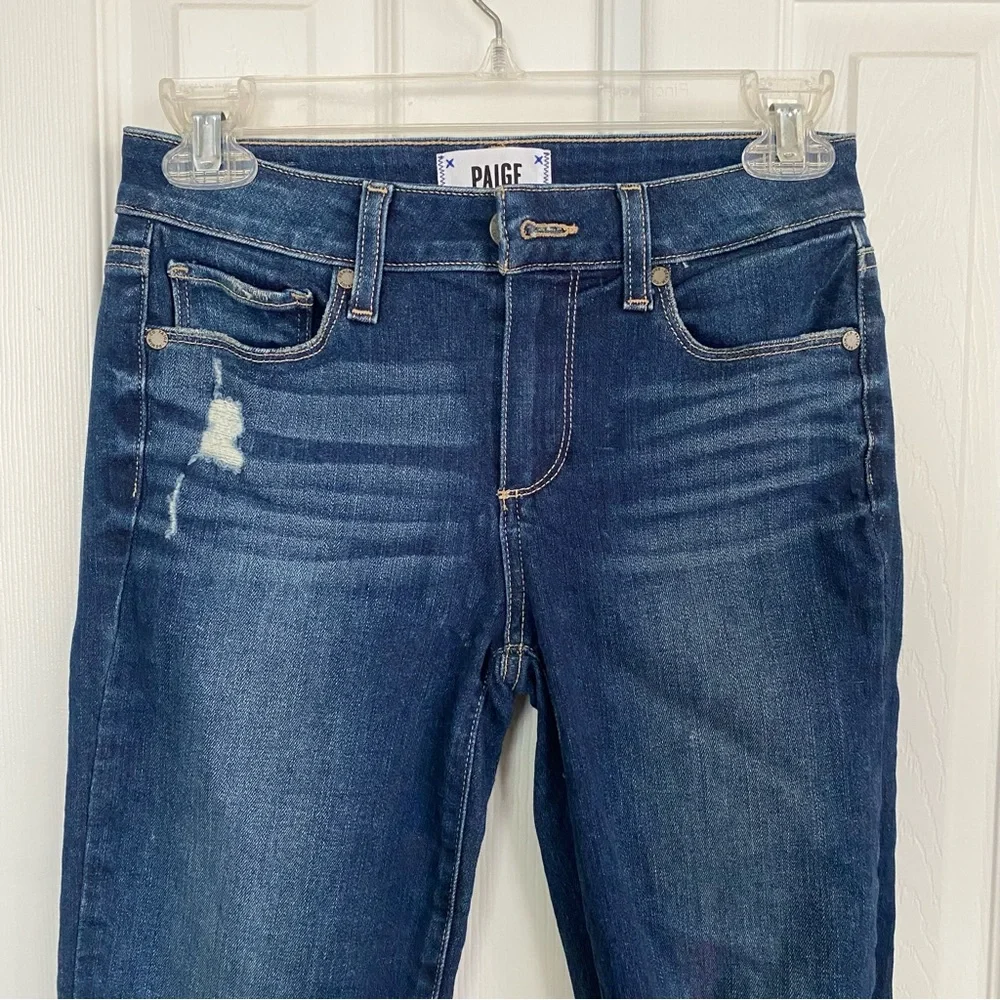 Paige Verdugo Ankle Distressed Jeans Size 25